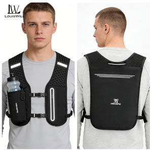 LouisWill Outdoor Sports Vest Bag Anti Splash Bicycle Riding Backpack Breathable Hiking Climbing Backpack Multifunctional Backpack Ultralight Bicycle Backpack Outdoor Water-repellent Bicycle Riding Bag With 500ML Water Pocket Can Hold Phone ≤ 7inch