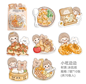 Set 70 Tờ Giấy Ghi Chú TELADO S13 Họa Tiết Hoạt Hình Dễ Thương Giấy Note Văn Phòng Tiện Dụng Giấy Nhắn Đánh Dấu Trang Đáng Yêu