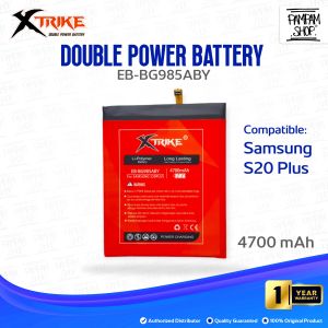 XTRIKE Baterai Double Power Samsung Galaxy S20 Plus S20+ EB-BG985ABY Batre Batrai Battery Dual Ori Original