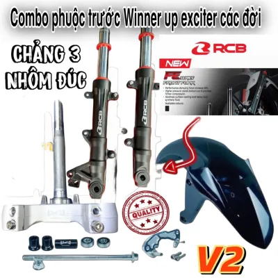 PHUỘC TRƯỚC WINNER RCB - COMBO CHẢNG 3 UP EXCITER 135 & 150 &155 CÁC ĐỜI