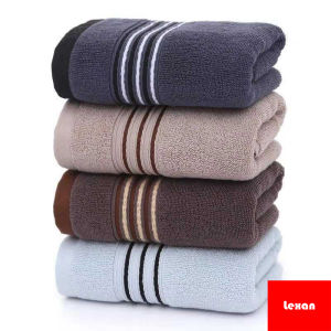 Lexan 100% Cotton HANDTOWEL with Stripes 1pc (35 x 75cm)【GOOD QUALITY】Soft Absorbent Unisex Towel