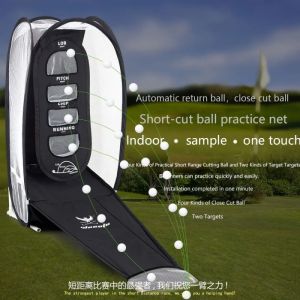 Golf Training Practice Net With Mat - LXW-BK - Jaring Latihan Golf