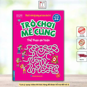 Trò chơi mê cung - Thể thao an toàn (sách bản quyền) (2-8 tuổi)