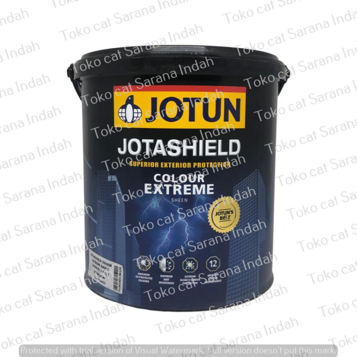 Jotun Jotashield Colour Extreme 0099 Black 25lt 4 Kg Cat Tembok Exterior Cat Tembok Luar 9966