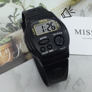 English Talking Wrist Watch Sport Style with Alarm Funtion 665E