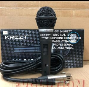 G164 original Mic condenser condesor mik microphone kabel cabel peka sensitif audio musik karaoke so
