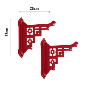 YESPERY 1/2ชิ้นตรุษจีนจี้โคมไฟประทัดพร้อมเทศกาลฤดูใบไม้ผลิแสงแฟลชสุขสันต์วันปีใหม่ผ้าไม่ทอคู่ของตกแต่ง2025ขึ้นบ้านใหม่
