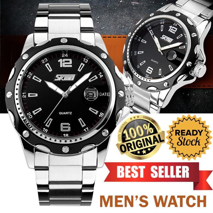 Jam Tangan Analog Pria Sport Men Watch Anti Air Water Resistant WR