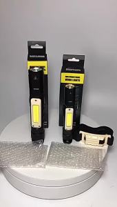 AE High-brightness flashlight USB Rechargeable COB Work Light 90° Foldable Magnetic Inspection Light