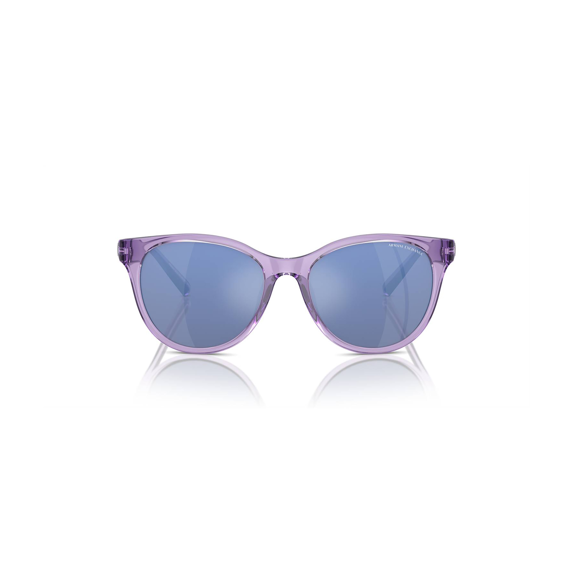 Armani Exchange Women's Cat Eye Frame Violet Injected