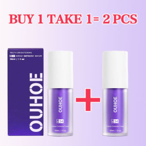 Purple Teeth Whitening Toothpaste V34 Toothpaste Mousse Foam Teeth Care Cleans Dirt Teeth Reduces Yellow Teeth Whitening Sensitive Teeth Toothpaste Improves Brightness Corrects Teeth Oral Breath Freshener 30ML