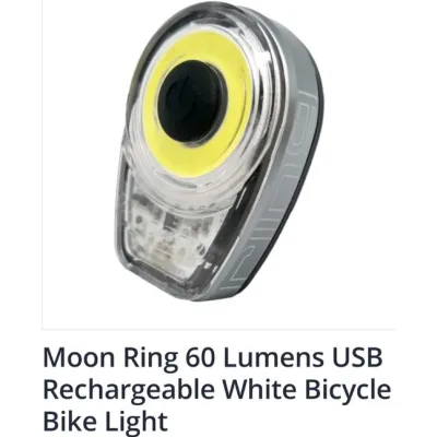 Moon Ring USB Rechargeable Bicycle Bike Light