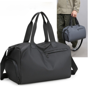 ALLUCK Large Capacity Fitness Training Bag Waterproof Solid Color Shoulder Bags Casual Dry-wet Separation Travel Luggage Bag