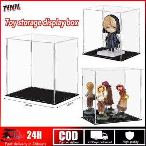 Acrylic Collectibles Doll Collectible Display Case Transparent HD Storage Box Stackable Dusetproof Rack