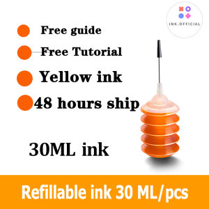 30ml Yellow ink For HP 60 61 62 63 65 67 678 680 682 901 Conan 745 810 645 445  245 47 88