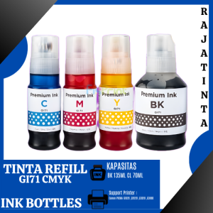 Tinta Canon GI 71 GI71 Premium Untuk Printer G1020 G2020 G2021 G2060