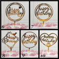 ✅Arturo BD050 Acrylic Happy Birthday Cake Topper Party Decoration Cake Flag Happy Birthday-Edison Shop. 