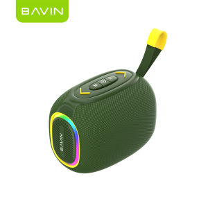 BAVIN BM33 Mini Portable Wireless Bluetooth Speaker with RGB Lights / 13W  Super Bass Sound Hi-Fi Stereo TWS for Outdoor
