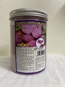 Bột khoai lang tím (hộp 350g) bột khoai lang nguyên chất làm bánh phẩm màu bột ăn dặm trà sữa đắp mặt
