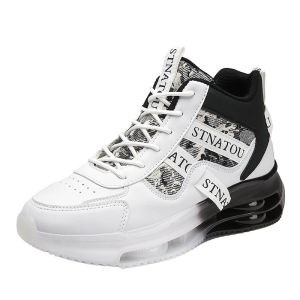 ALIKESMAN Korean Mens Sneakers Fashion Casual Sport Rubber Shoes For Men Waterproof Non-slip White Running Shoes