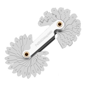 Precise Thread Gauge Set 40Pieces Measurements Suitable For Screws In Mechanical Industrial Engineering Accurate Sizing