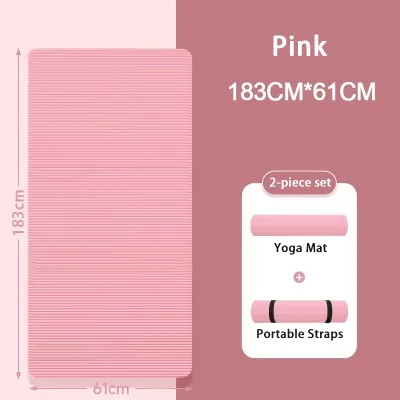 Yoga Mat Fitness Gym Sports Mats Pilates Exercise Pads Fitness yoga matt for workout Thicken Soft Comfortable