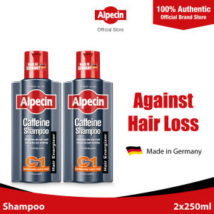 [Bundle of 2] Alpecin Caffeine Shampoo C1 (250ml) – Strengthens hair growth and reduces hair loss for men