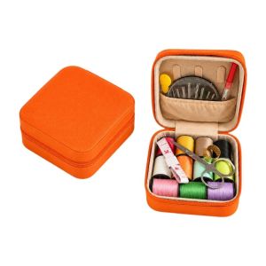 HP7HG DIY Projects Sewing Storage Box Portable Daily Sewing Sewing Supplies Organizer Practical Heavy Duty Hand Sewing Tool Kit Travel Sewing