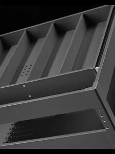 3 Tier Pull Out Drawer Cabinet Organizer Gliding Cupboard Shelf for Kitchen Slide Out Storage Shelf Heavy Duty Applicable to Cabinet Wardrobe and Under Sink
