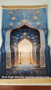 Prayer Rug Living Room Prayer Mat 70*110cm Muslim Islamic Prayer Rug Carpet Mat Kneeling Poly Mat with Vintage Pattern Tassel2026