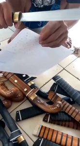 Golok Tarisi Jasinga Pul Kayu Sonokeling: Keamanan & Desain Unik