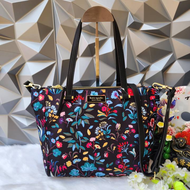 Bleecker Dotty Floral Large Tote | Kate Spade New York