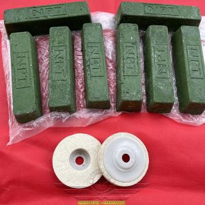 Lơ sáp xanh đánh bóng Inox siêu gương 1kg/1 viên