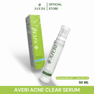 Averi Acne Clear Serum เซรั่มสำหรับผิวเป็นสิว ผิวมัน มีรอยดำรอยเเดง 50ML