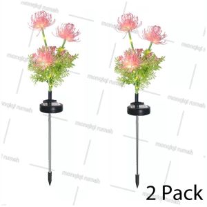 Lampu Taman Tenaga Surya Model Bunga Luar Ruangan Anti Air LED Solar Lawn Flower Light Outdoor Waterproof