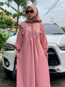 Dress Gamis Terbaru Maudya Crincle Airflow Dress Crincle / Dress Terbaru Termurah