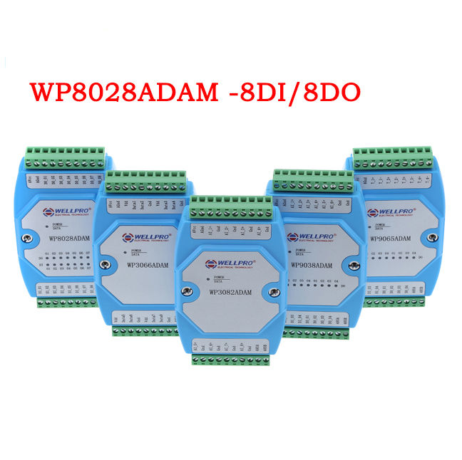 8 Channel Do Module Digital input and output module isolated 8DI/8DO MODBUS communication ...