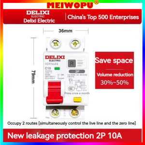Retail And Wholesale Air switch leakage protector DZ47S small circuit breaker household total leakage protection 32A/63A