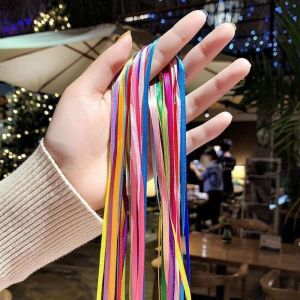 QUESU Fasion Invisible Long Sweet Styling Hair Accessories Kids Princess Women Decor African Braid Girl DIY Ponytail Mix Colorful Hair Braids Hair Ribbons