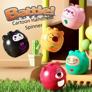 PUZHE 5PCS แอบบีเอส ของเล่นลูกข่างคลาสสิก พร้อมไฟ LED เกมปริศนา เกมไจโรแสงเย็น ตลก หลายผู้เล่น ของเล่นไจโรรบเรืองแสง ชายและหญิง