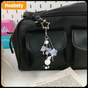 【2-3 days delivery】 Kawaii Miffy Bunny Keychain Cute Cartoon Rabbit Keyring School Bag Pendant Backpack Decor Earphone Charms Car Key Accessories