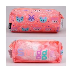 [SG Stock]Childrens Boys Girls Kids Pencil Case Cartoon Design Large-Capacity Double-Zip Waterproof Stationery
