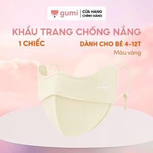 Khẩu Trang Chống Tia UV Em Bé GUMIKID Mềm Mại Thoáng Khí Bảo Vệ Da