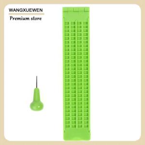[COD] Plastic Braille Writing Slate School Portable Practical With Stylus Practice