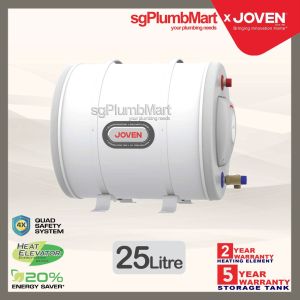 Joven x sgPlumbMart JSH25 Storage Water Heater (Heat Elevator) Joven Heater 25 Liters