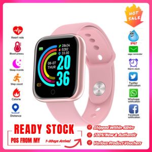 【Hot Sale】Y68 Smart Watch For Android/IOS Sports Watch Blood Pressure Heart Rate Fitness smart band Jam Tangan Pintarlelaki pintar Jam Tangan Perempuan