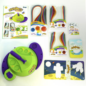 Spyrosity Explore- Quilling Based Creative Toy and Activity Set– with Patent Pending Motorized Tool