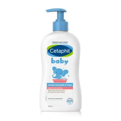[SG 24h delivery ] Cetaphil Baby Wash & Shampoo with Shea Butter 400ml |Organic Calendula wash &shampoo | CETAPHIL BABY Moisturising Bath & Wash| Daily Lotion