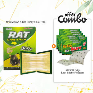 Mouse & Rat Sticky Glue Trap Boards for Pest Control Rat Glue Board Tikus Papan Pelekat Gum tikus 抓鼠器