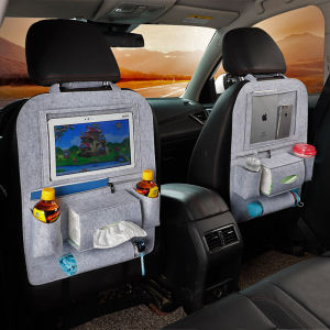 Universal Car Back Seat Organizer Car Seat Storage Bag Automobile Interior Organizer Car Seat Tablet Holder